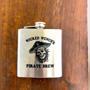 Pirate Skull Stainless Steel Flask